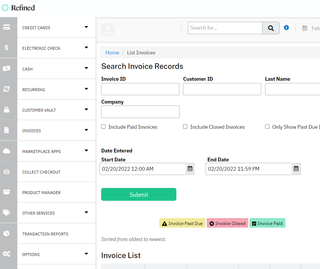 Refined Invoice 6